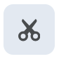 Pair of scissors for the Trim tool